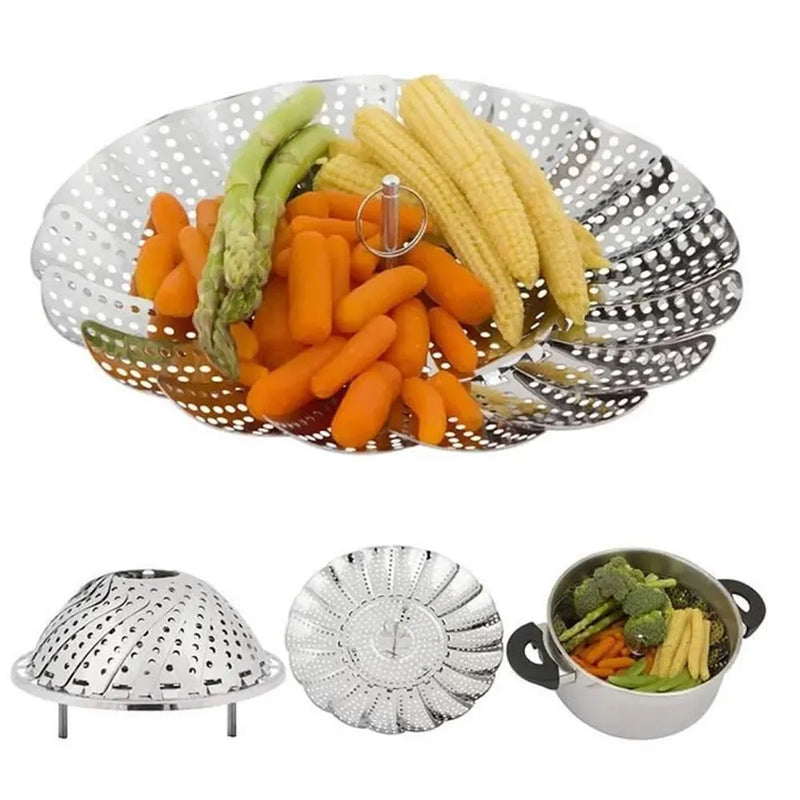 Cesto Inox Cozinhar Legumes Vapor 23cm - Mappei