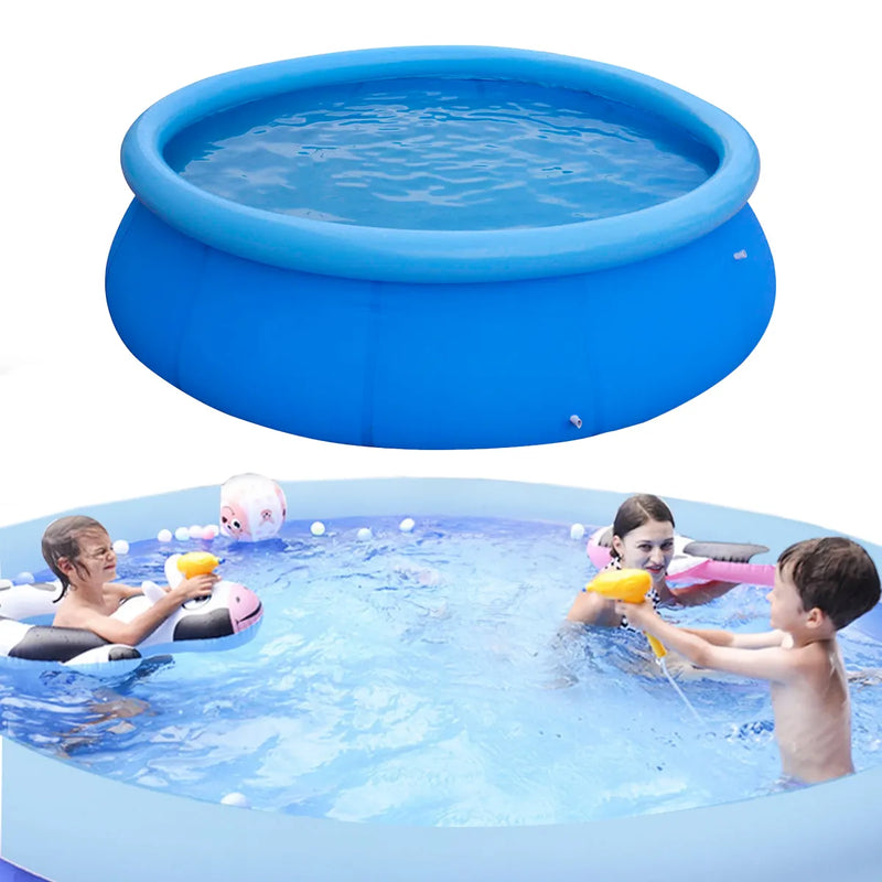 Piscina Redonda Borda Inflável 2490 Litros PVC Ultra Resistente